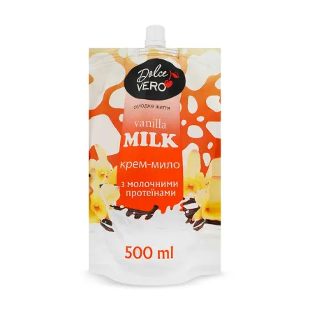 Dolce Vero Milk рідке мило дой-пак Vanilla