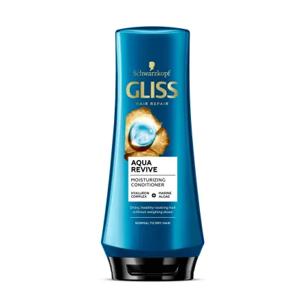 Gliss Aqua revive бальзам для нормального та сухого волосся 200мл