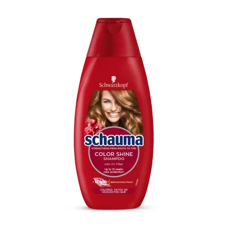 Schauma шампунь Color Shine для фарбованого і мелірованого волосся 400мл