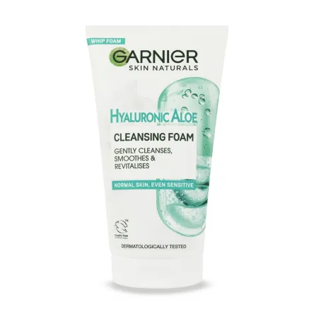 Garnier Гіалуроновий Алое пінка для вмивання нормальної та чутливої шкіри 150мл