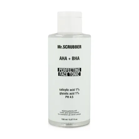 Mr. Scrubber АНА+ВНА тонік відлущуючий для проблемної шкіри 150мл
