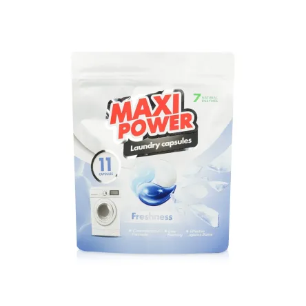 Maxi Power капсули для прання Свіжість 11 шт.