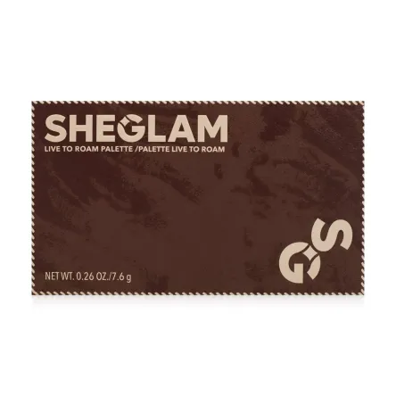 Sheglam Live To Roam палітра тіней 8 кольорів 7.6г