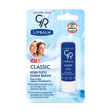 Golden Rose бальзам для губ* Classic прозорий SPF15 4.6г
