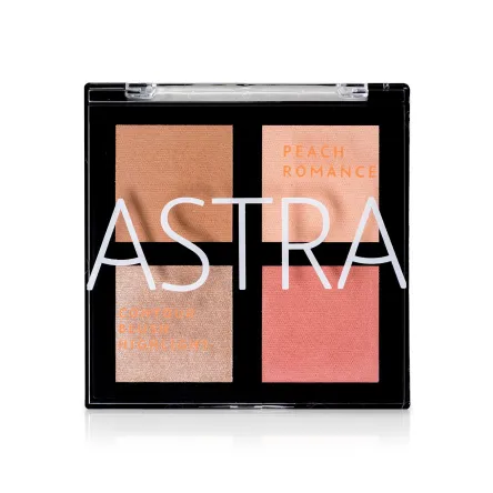 Astra Romance палітра для контурування 01 Peach * 8г