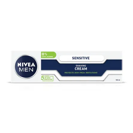 Nivea крем для гоління для чутливої шкіри 100мл