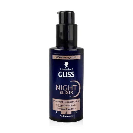Gliss Night еліксир Reconstruction 100мл