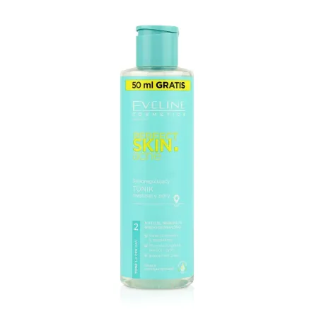 Eveline Cosmetics Perfect Skin.acne тонік себорегулюючий звужуючий пори 200мл