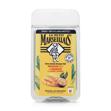 Le Petit Marseillais гель для душу Біо манго та маракуйя* 250мл