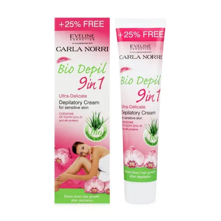 Eveline Cosmetics крем для депіляції Bio Depil 9в1 ультраніжний 125мл