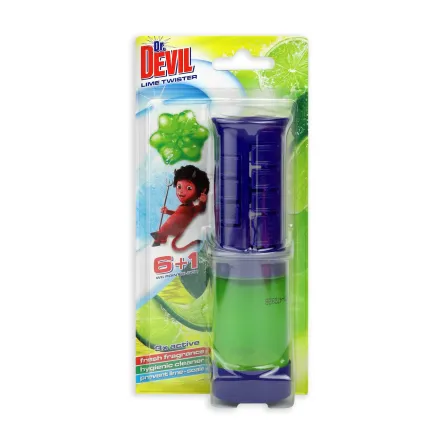 Dr.Devil диски для унітазу Лайм 45мл 7 шт.