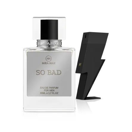MiraMax парфумована вода для чоловіків So Bad vs Carolina Herrera Bad Boy 50мл