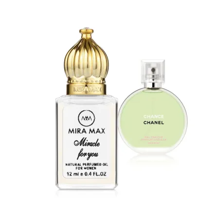 MiraMax парфумована олія для жінок Freshness vs Chanel Chance Eau Fraiche 12мл