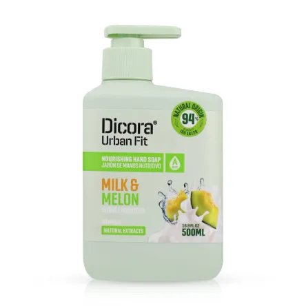 Dicora Urban Fit рідке мило Vit A Milk & Melon зволоження 500мл
