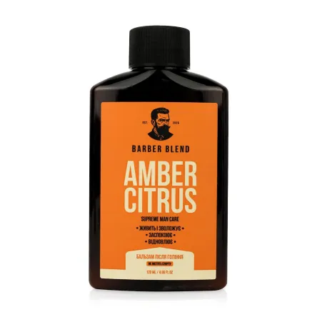 Barber Blend бальзам після гоління Amber Citrus 120мл