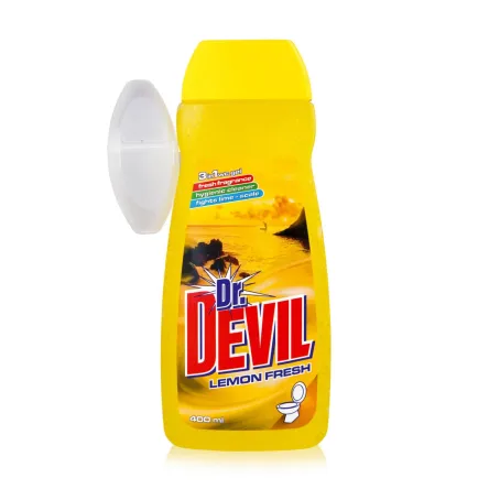 Dr.Devil гель для унітазу 3в1 Лимонна свіжість 400мл