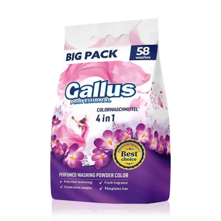 Gallus Professional порошок для прання 4в1колор 3.2кг