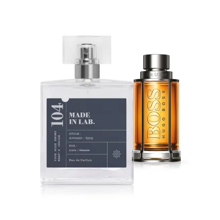 Made in Lab парфумована вода для чоловіків 104 vs Hugo Boss The Scent Man 100мл
