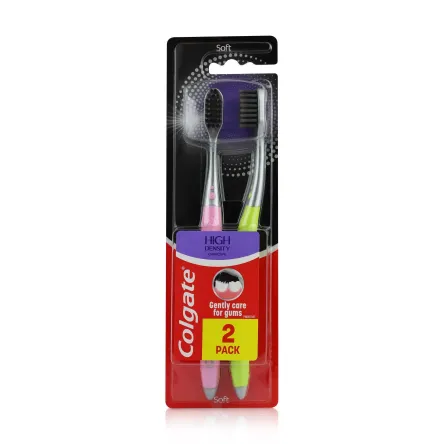 Colgate зубна щітка High Density Charcoal 2 шт.