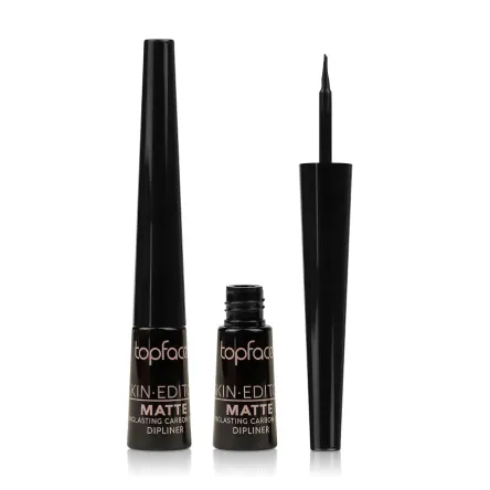 Topface Carbon Black рідка підводка для очей матова чорна 2.5мл