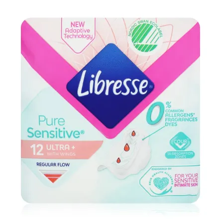 Libresse Pure Sensitive прокладки нормал* 12 шт.