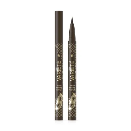 Eveline Cosmetics Variete підводка - фломастер для очей коричнева 7см