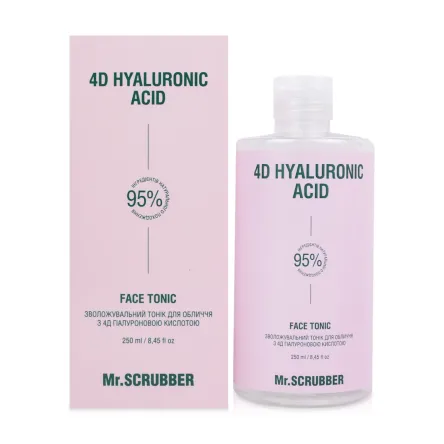 Mr. Scrubber 4D Hyaluronic Acid тонік зволожувальний 250мл