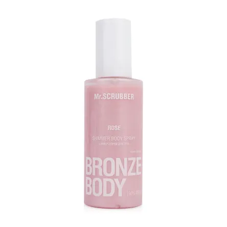 Mr. Scrubber Bronze Body шиммер спрей Rose 150мл