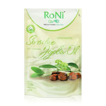 RoNi рідке мило дой-пак з гліцерином jojoba Oil* 450мл
