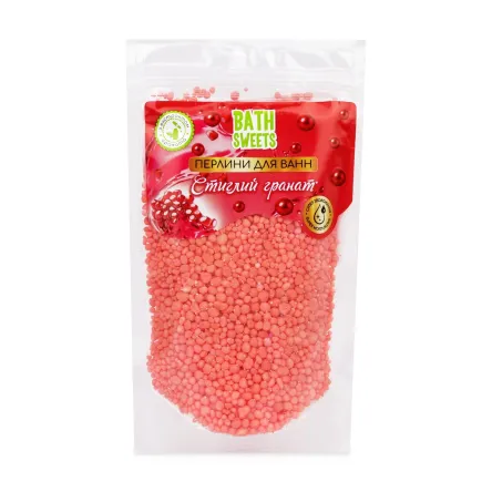 AQUA Shine Bath Sweets перлини для ванн стиглий гранат 120г