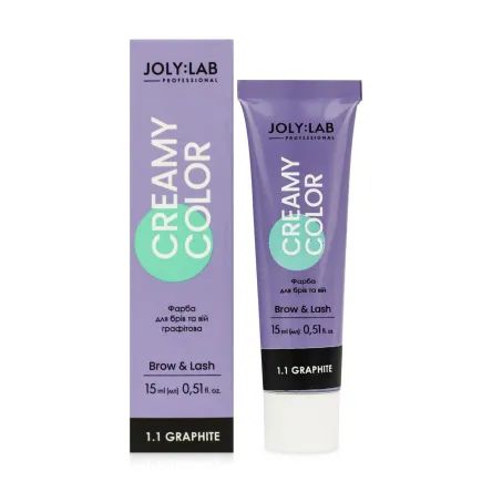 Joly:Lab CremyColor фарба для брів графітова 15мл