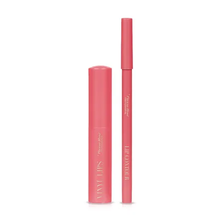 Pierre Rene Lip Kit набір Vinyl Lips 01 Coral Fusion*