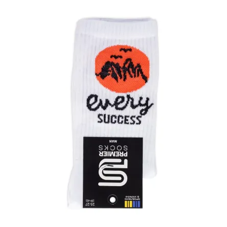 Premier Socks шкарпетки чоловічі спорт * 660 Every success білі р.25-27