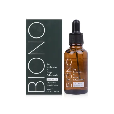 Biono сироватка антиоксидантна Soy Isoflavones & Grape Polyphenols 30мл