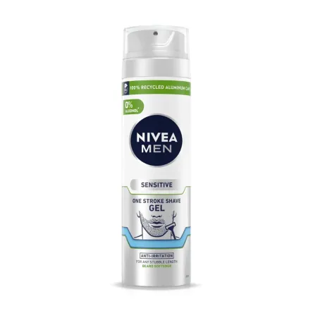 Nivea гель для гоління одним рухом 200мл