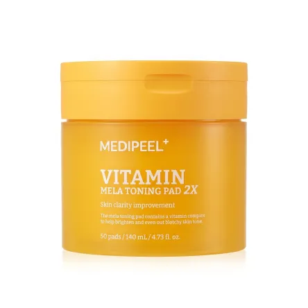 Medi-Peel Vitamin Mela Toning Pad 2x педи для освітлення, оновлення шкіри 50 шт.