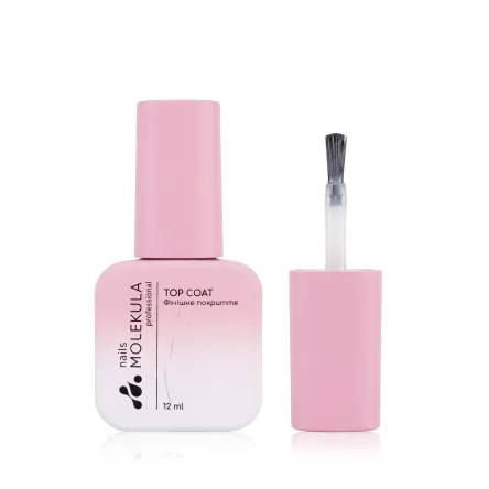 Molekula топ для гель-лаку milky без липкого шару 12мл