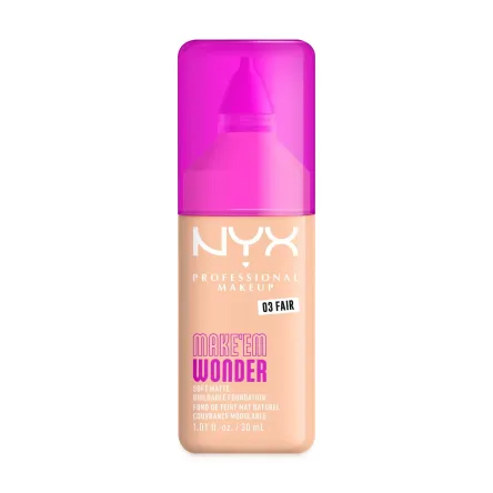 NYX Professional Makeup Make'Em Wonder тональна основа легка стійка