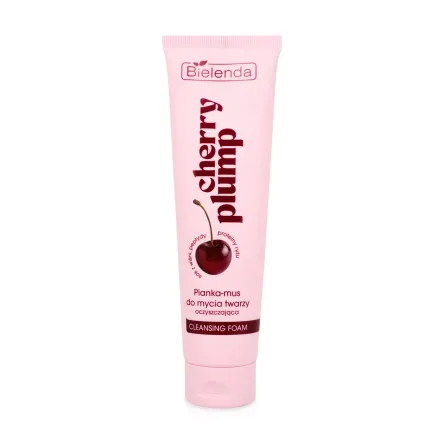 Bielenda Cherry Plump пінка для вмивання очищаюча 130г