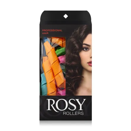 Rosy бігуді спіральні 18 шт.