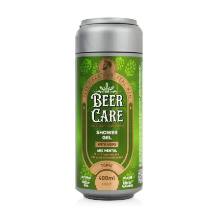 Beer Care гель для душу чоловічий тонізуючий 3в1 400мл