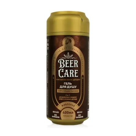Beer Care гель для душу чоловічий живилення 2в1 400мл