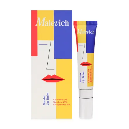 Malevich Lip Art бальзам для губ бар'єрний з церамідами прозорий червоний 15мл