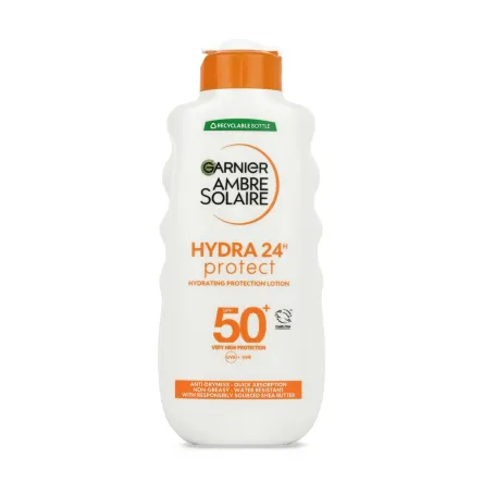 Garnier Ambre Solaire сонцезахисне молочко водостійке* проти сухості шкір SPF50 200мл