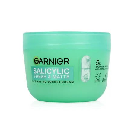 Garnier крем-сорбет із саліциловою кислотою для свіжості та матовості 85мл