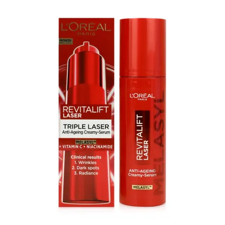 L'Oreal Paris Ревіталіфт Лазер сироватка кремова проти пігментних плям з мелазилом 50мл