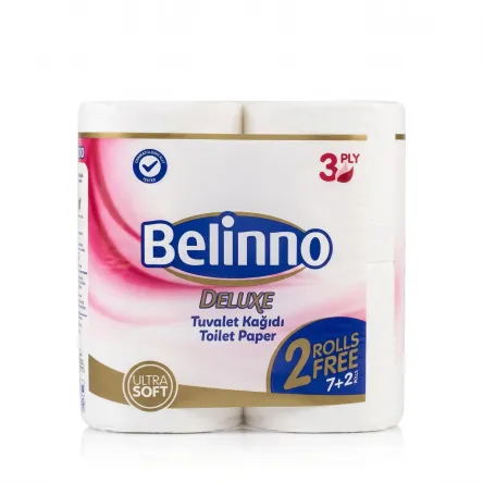 Belinno DELUXE туалетний папір 3 шари 7+2 шт.