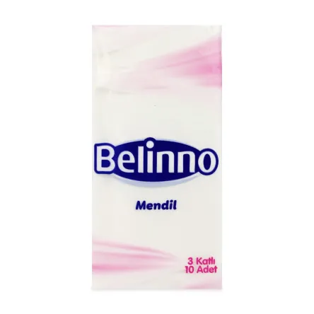 Belinno паперові хустинки 3 шари 10 шт.