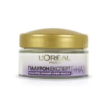 L'Oreal Paris Гіалурон Експерт крем-маска нічна що наповнює вологою 50мл — Photo 2