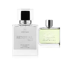 MiraMax парфумована вода для чоловіків Sensual Man vs Lacoste Essential 50мл — Photo 2